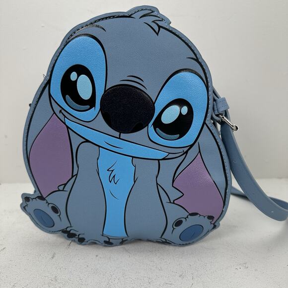 NWT BioWorld Disney Lilo & Stitch Character Crossbody Purse Bag - Picture 1 of 12